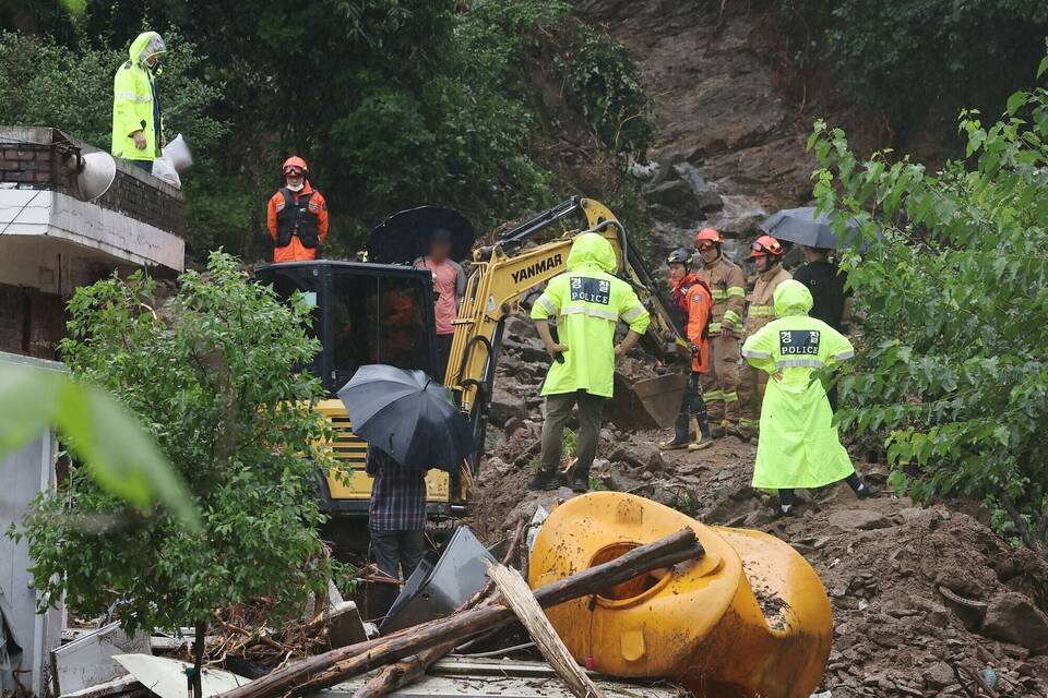 Unwetter in Südkorea Unwetter in Südkorea
