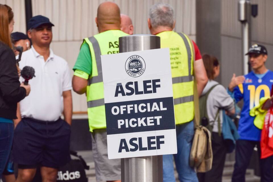 Bahnstreik in Großbritannien