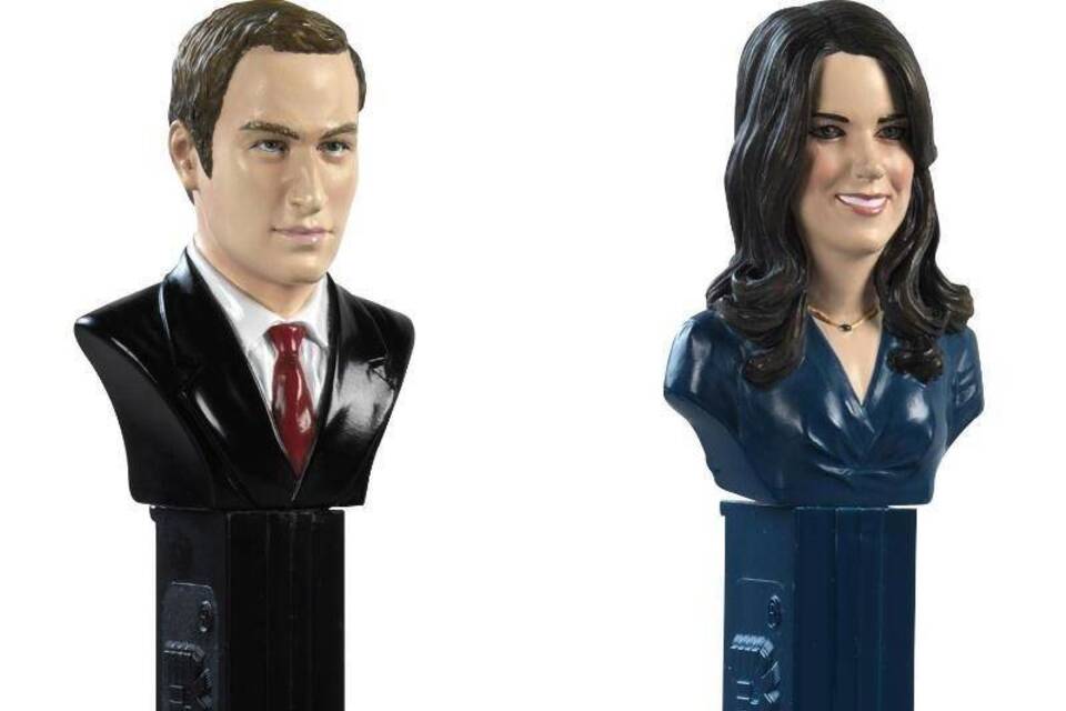 PEZBonbon-Spender mit William und Kate PEZBonbon-Spender mit William und Kate