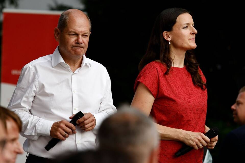Bundeskanzler Olaf Scholz zum Bürgergespräch in der Prignitz