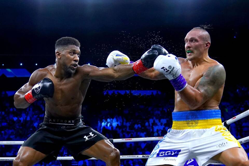 Anthony Joshua und Alexander Usyk Anthony Joshua und Alexander Usyk