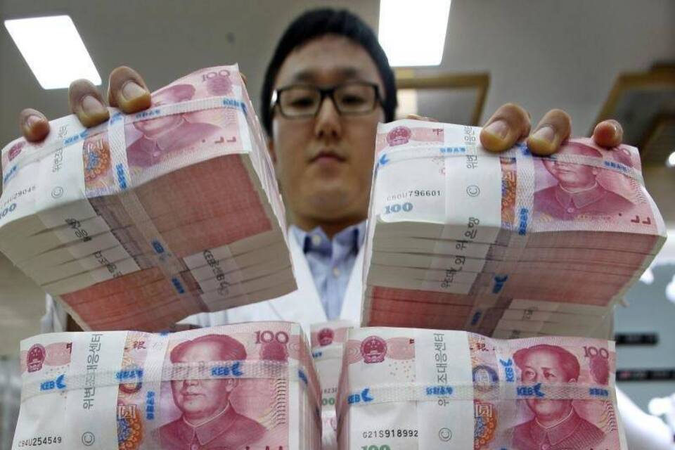 Yuan erneut abgewertet Yuan erneut abgewertet