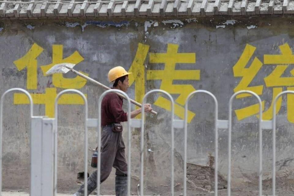 Arbeiter in Peking Arbeiter in Peking