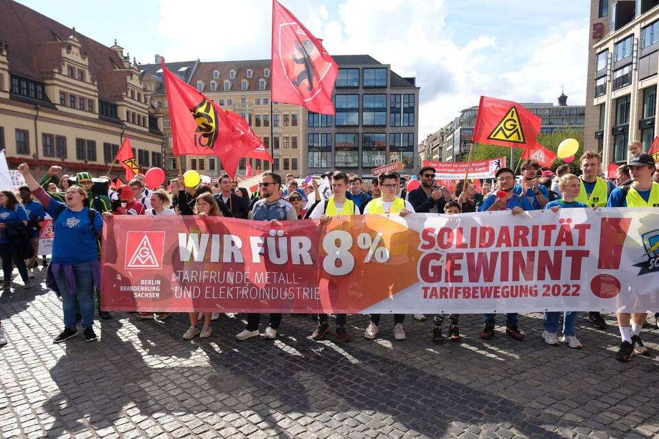 Kundgebung der IG Metall Kundgebung der IG Metall