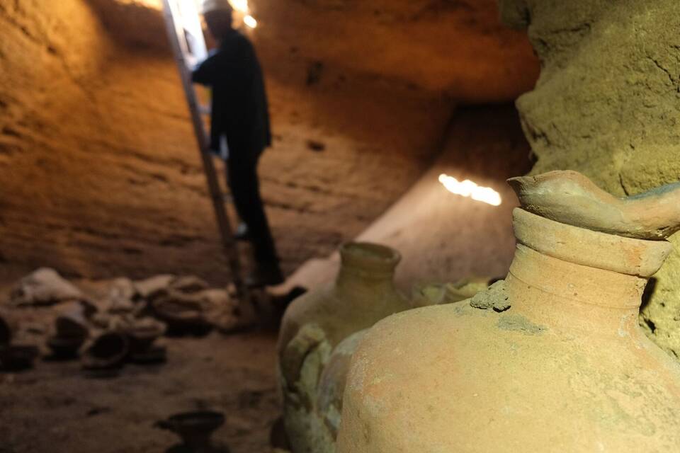 Grabkammer aus Zeiten von Pharao Ramses II. Grabkammer aus Zeiten von Pharao Ramses II.