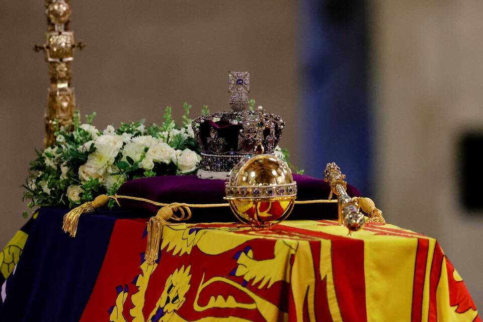 Sarg von Königin Elizabeth II. Sarg von Königin Elizabeth II.