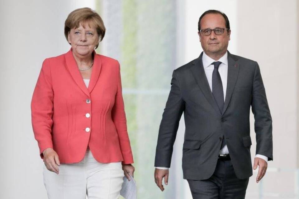 Merkel trifft Hollande Merkel trifft Hollande