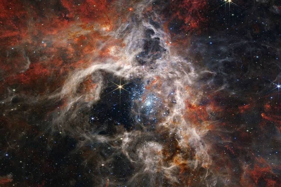 Tarantula-Nebel durch das James Webb Teleskop Tarantula-Nebel durch das James Webb Teleskop
