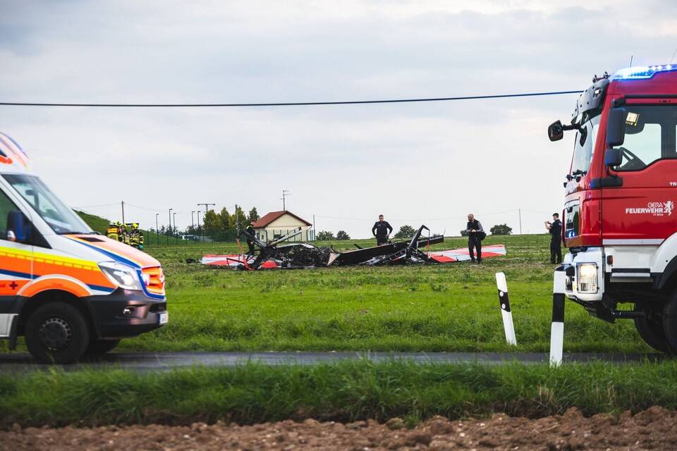 Flugzeugabsturz bei Gera Flugzeugabsturz bei Gera