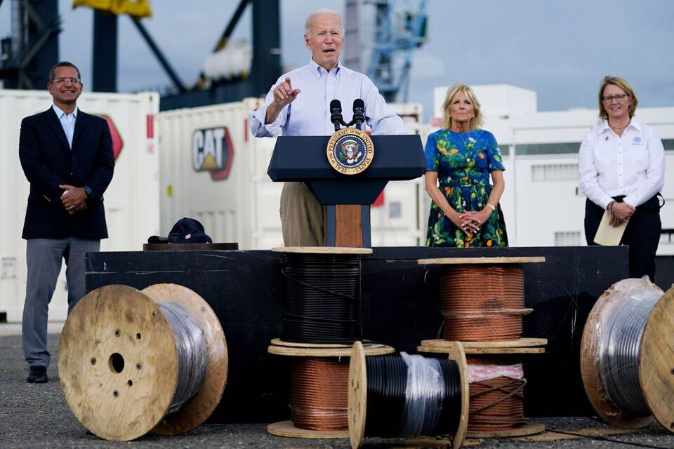 US-Präsident Biden in Puerto Rico US-Präsident Biden in Puerto Rico