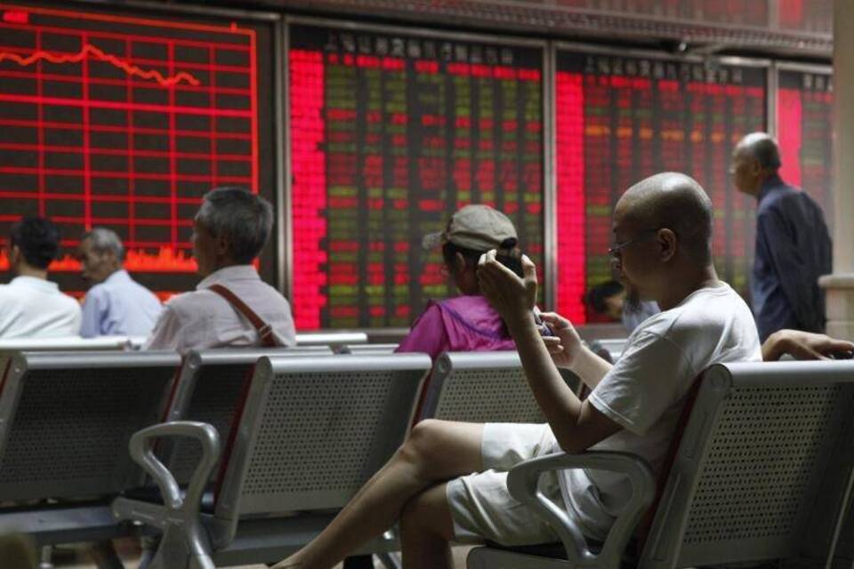 Börse in Peking Börse in Peking