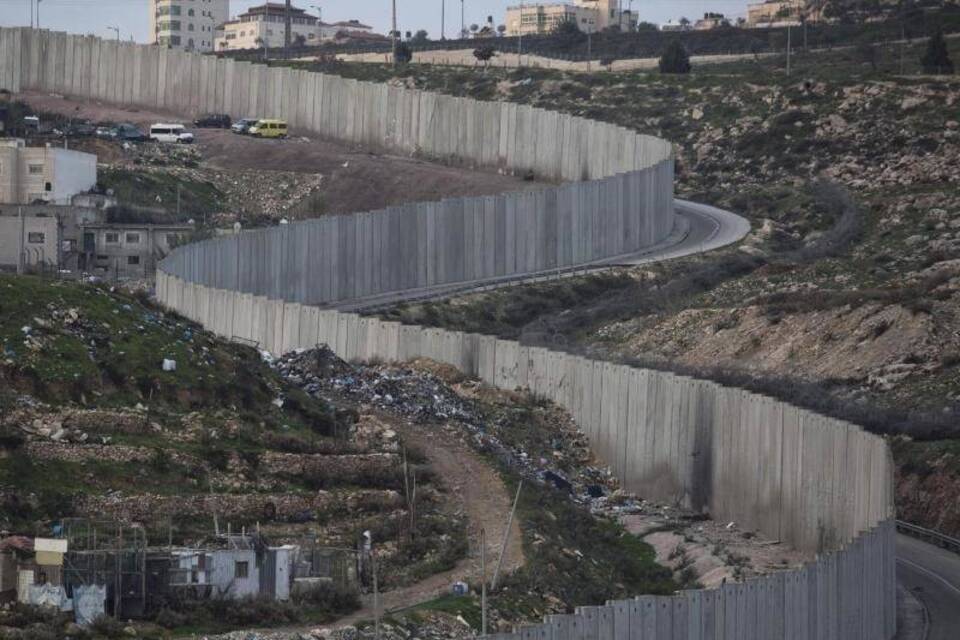 Sperranlage in Ost-Jerusalem Sperranlage in Ost-Jerusalem