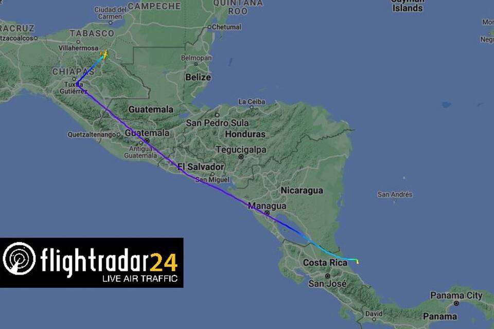 Flugzeug vor Costa Rica vermisst Flugzeug vor Costa Rica vermisst