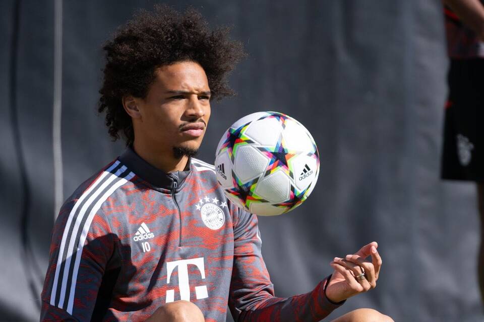 FC Bayern München Sané zurück im Teamtraining Comeback gegen Mailand