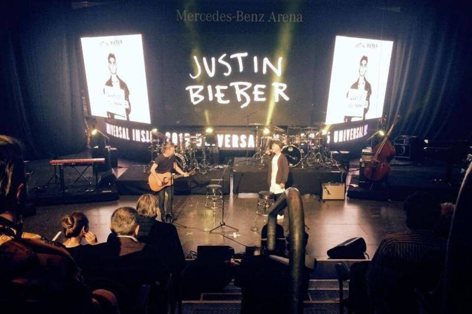Justin Bieber und Bryan Adams Justin Bieber und Bryan Adams