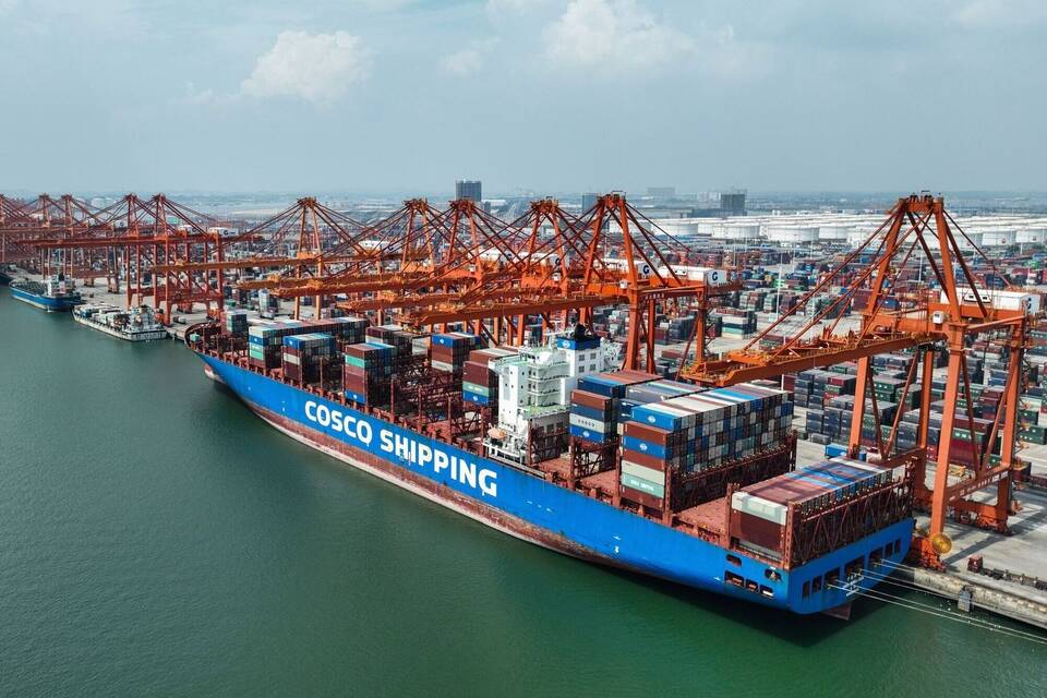 Containerhafen in China