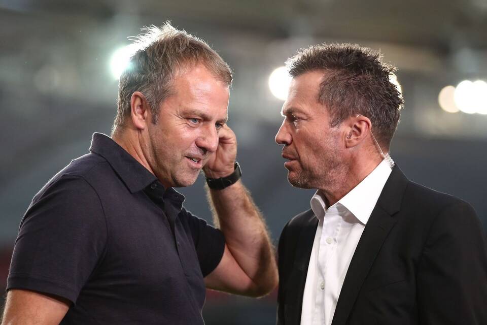 Lothar Matthäus und Hansi Flick Lothar Matthäus und Hansi Flick