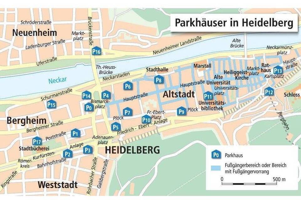 Parken in Heidelberg wird 2016 teurer Heidelberg Nachrichten und Aktuelles RheinNeckar