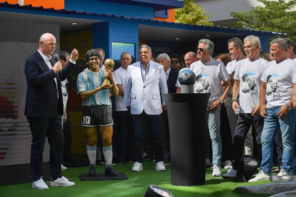 Zum Todestag von Maradona in Doha Zum Todestag von Maradona in Doha