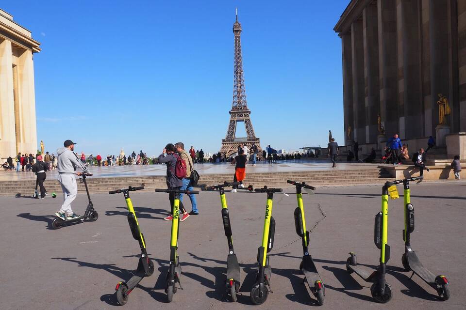 E-Scooter in Paris E-Scooter in Paris