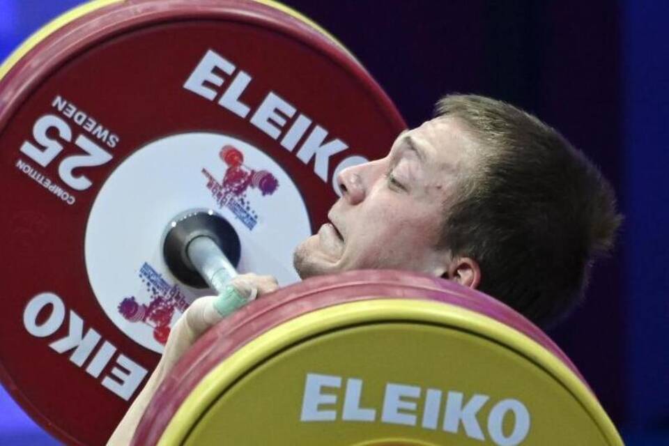 Gewichtheber Jon Luke Mau Gewichtheber Jon Luke Mau