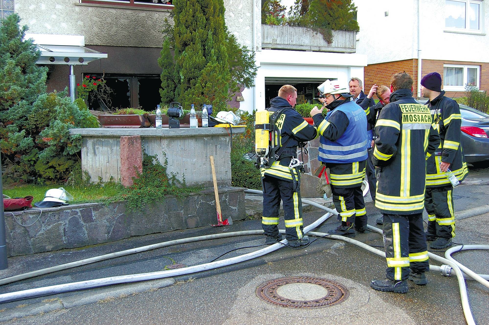 Mosbach Zwei Verletzte bei Wohnhausbrand im Masseldorn Mosbach RNZ