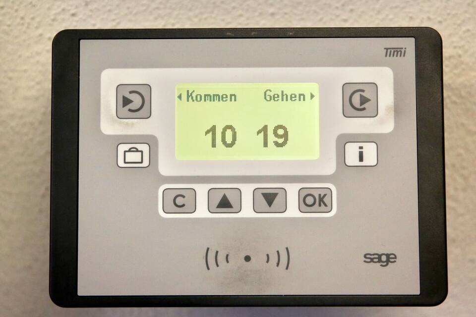 Elektronische Stechuhr Elektronische Stechuhr