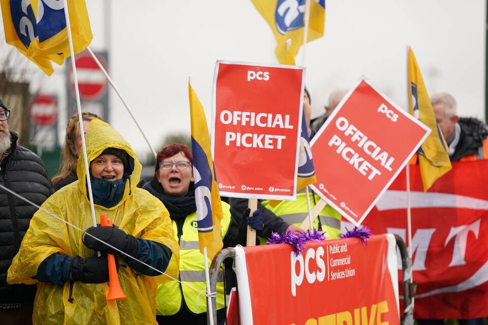 Streik in Großbritannien