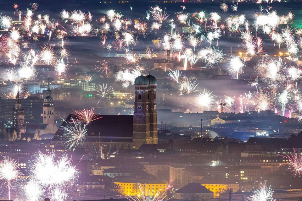 Feuerwerk in München Feuerwerk in München