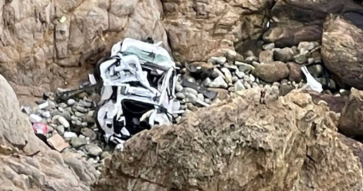 California: car falls 75 meters deep – all occupants survive – panorama