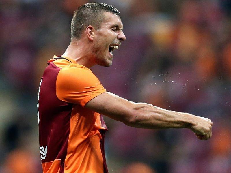 Podolski baut mit Galatasaray Siegesserie aus - Fußball - RNZ