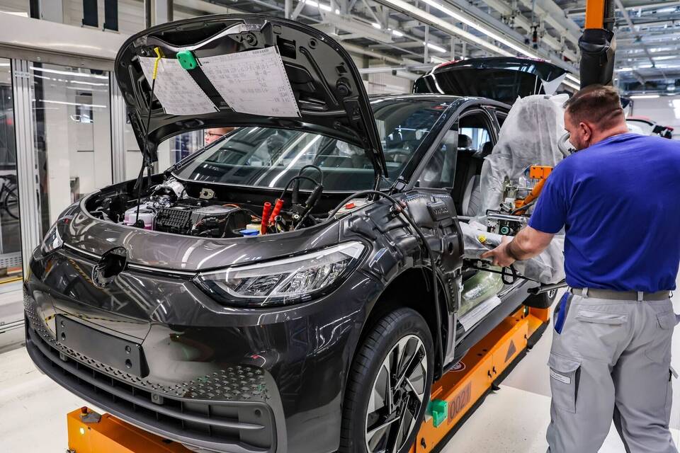 Produktion von E-Fahrzeugen