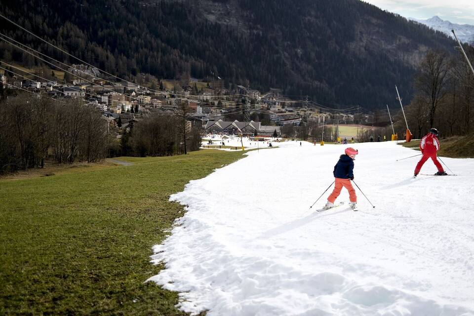 Schneemangel in der Schweiz