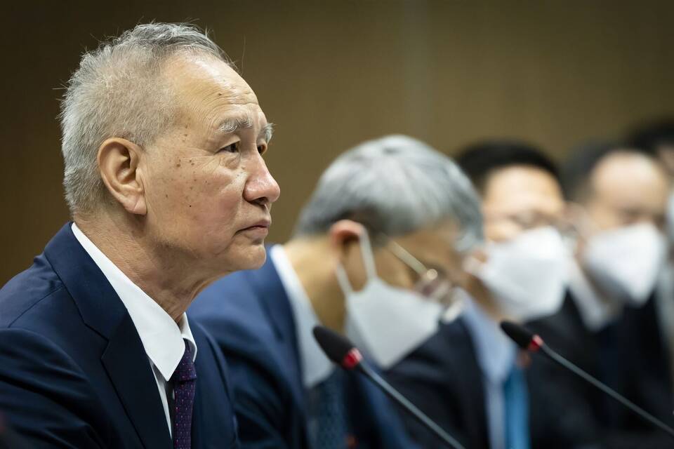 Chinas Vizepremier Liu He Chinas Vizepremier Liu He