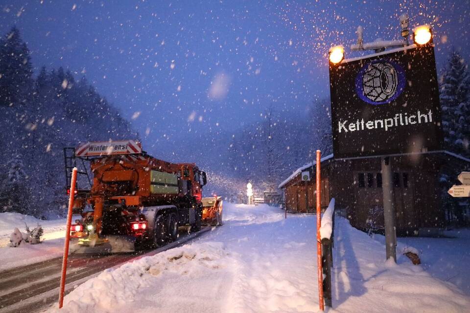 Schnee in Bayern Schnee in Bayern