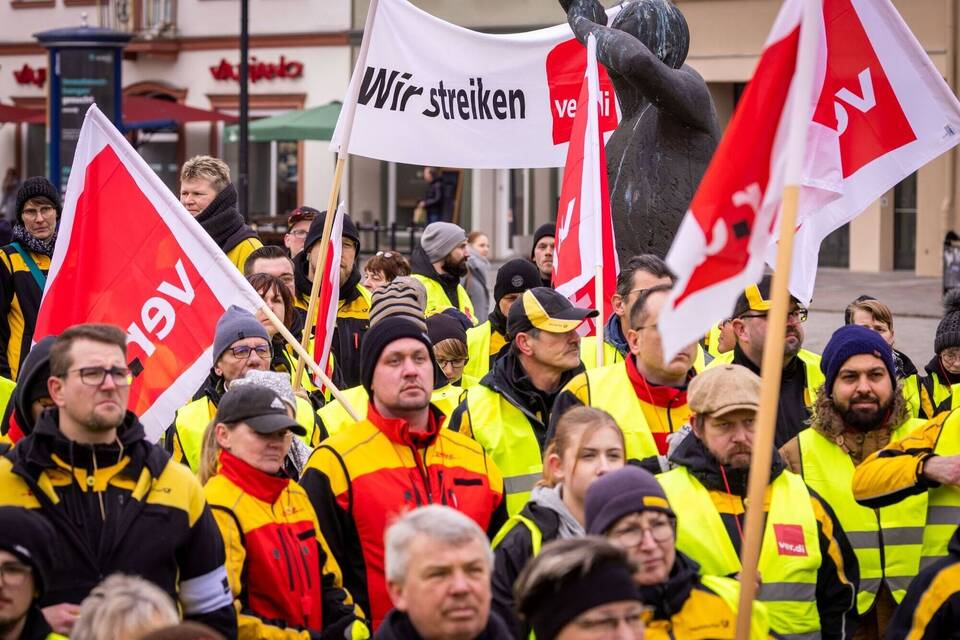 Warnstreiks bei der Deutschen Post