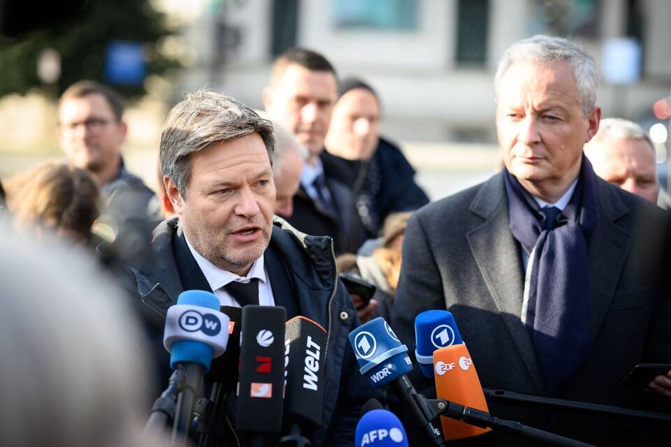 Robert Habeck und Bruno Le Maire Robert Habeck und Bruno Le Maire