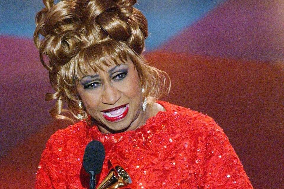 Kubanisch-amerikanische Sängerin Celia Cruz Kubanisch-amerikanische Sängerin Celia Cruz