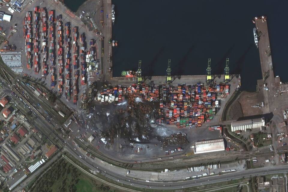 Erdbebenkatastrophe in der Türkei - Satellitenbild Erdbebenkatastrophe in der Türkei - Satellitenbild