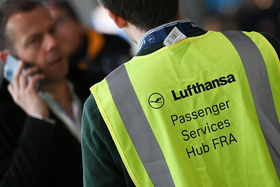 Chaos am Frankfurter Flughafen Chaos am Frankfurter Flughafen