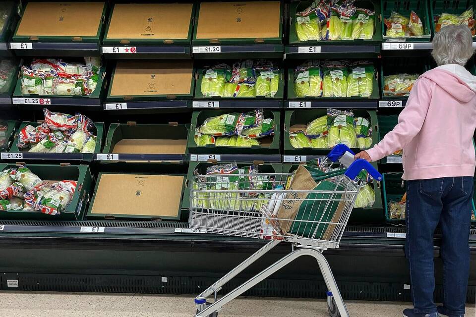 Supermarkt in Großbritannien