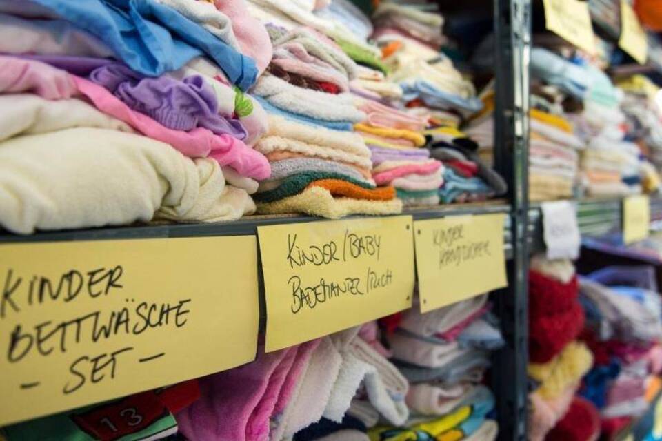 Kinderkleidung für Flüchtlinge