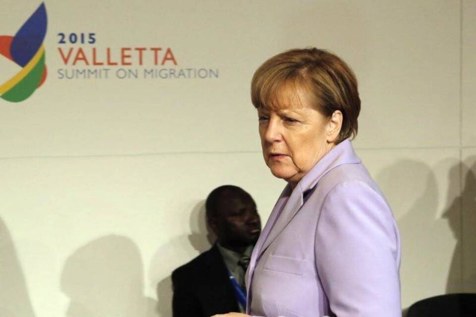 Merkel in Valletta Merkel in Valletta