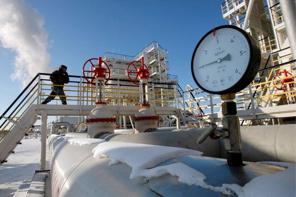 Ölfeld in Russland