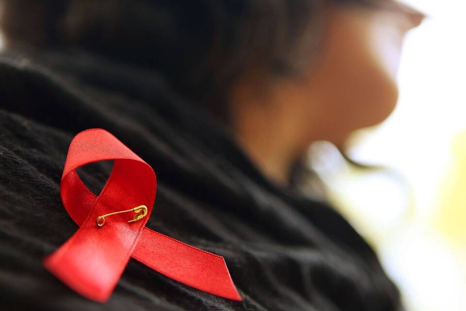 HIV - rote Schleife HIV - rote Schleife