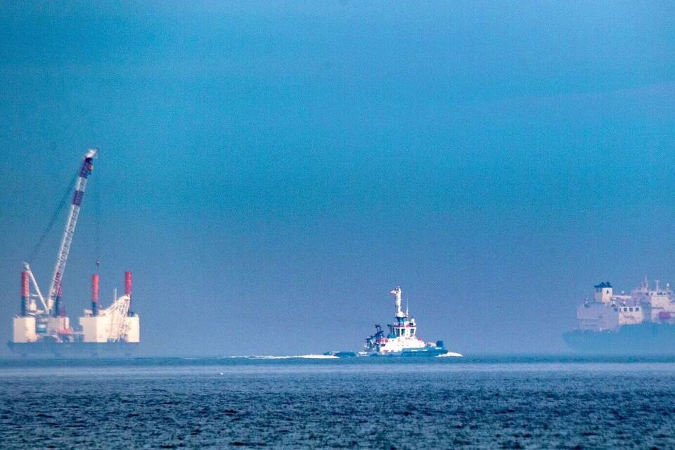 LNG-Terminal vor der Insel Rügen