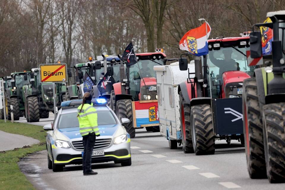 Proteste in Büsum Proteste in Büsum