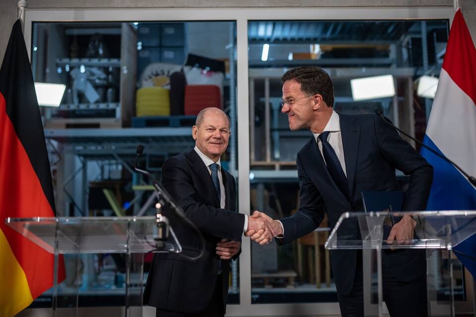 Scholz und Rutte Scholz und Rutte