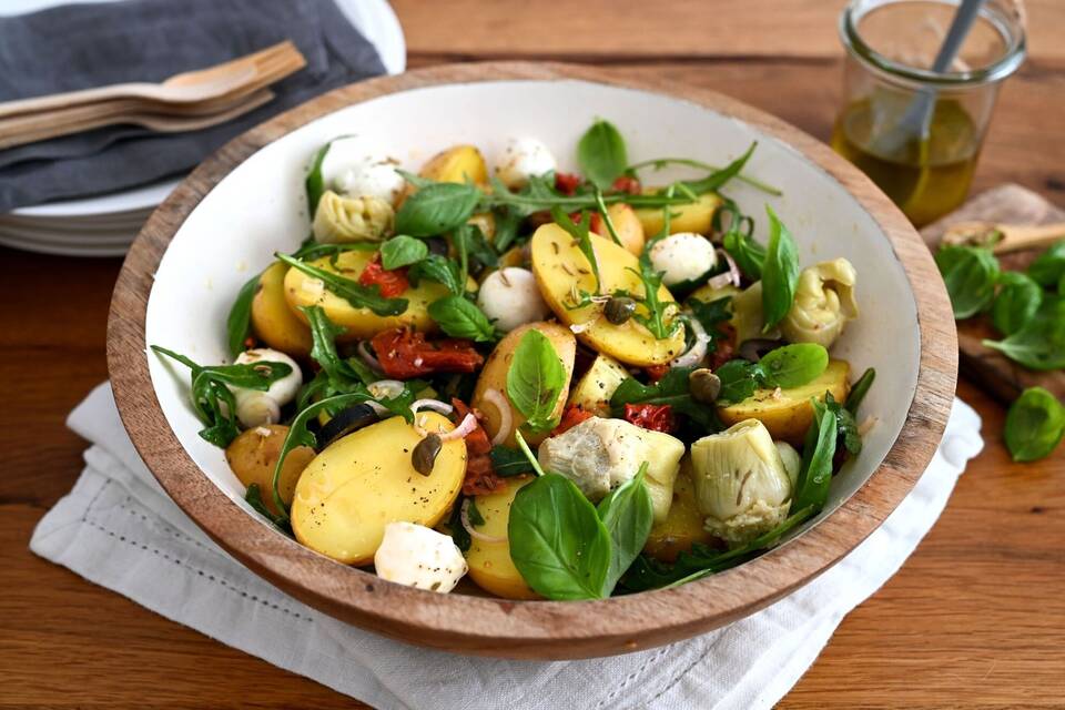 Das Picknick ruft: Italienischer Kartoffelsalat mit Artischocken ...