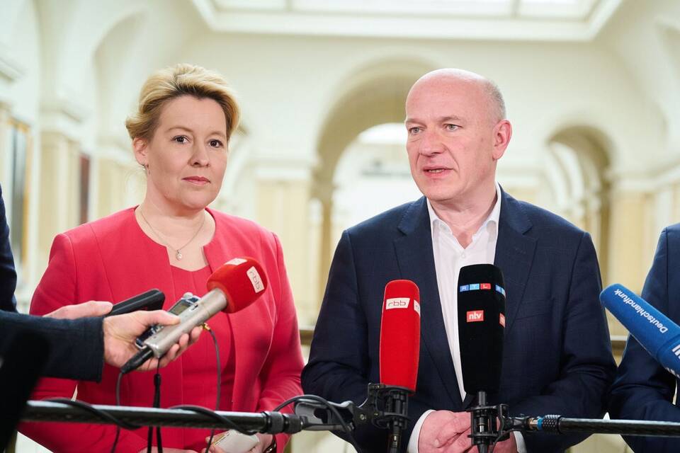 Giffey und Wegner Giffey und Wegner